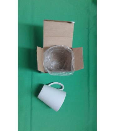 Taza C 11Oz Conica blanca con caja